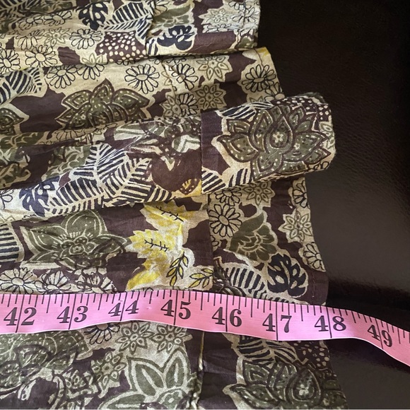 VIN Jane Ashley Woman Casual Lifestyle Size 1X Brown & Green Sleeveless Sundress - Picture 16 of 16